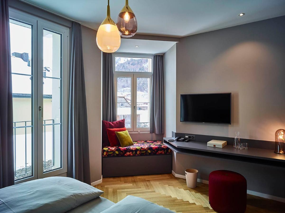 Bellevue-Terminus - Urban Lifestyle Hotel Енгелберг Екстериор снимка